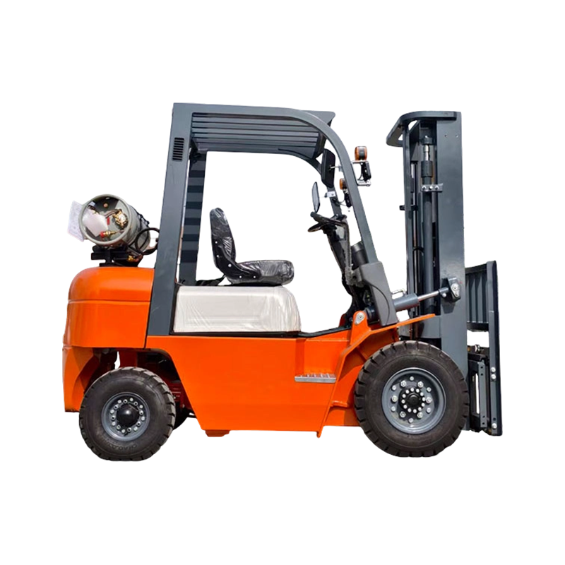 رافعة شوكية Nissan K25 Engine 2 Ton Gas LPG مع ناقل الحركة الجانبي